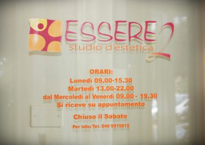 essere studio estetica fossona orari